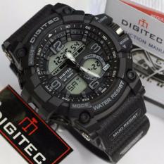 Digitec Jam Tangan Sport Dual Time DG2102T - Black