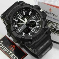 Digitec Jam Tangan Sport Dual Time DG2102T - Hitam Putih