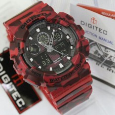 Digitec Jam Tangan Sport Dual Time Military