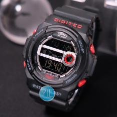 Digitec Jam Tangan Sport Pria DG 2402 T Army Black Original Anti Air - Hitam Merah