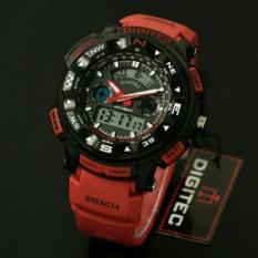 Digitec Original - DG2037T - Jam Tangan Pria - Dualtime - Strap Karet