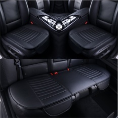 Dingmao Car Seat Back Tiga Potong Empat Musim Musim Semi dan Musim Panas Umum Kulit Depan dan Belakang Skate Cushion- INTL