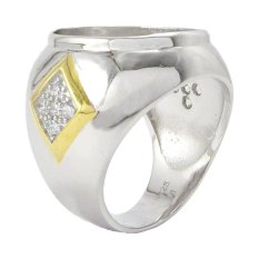 Diraff Ring Emban Cincin Perak Hongkong Kadar 925 - 150504 KUNING