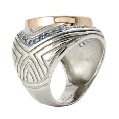 Diraff Ring Emban Cincin Perak Hongkong Kadar 925 - 150508