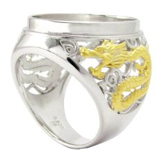Diraff Ring Emban Cincin Perak Hongkong Kadar 925 - 150519