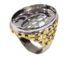 Diraff Ring Emban Cincin Perak Hongkong Kadar 925 - 150630