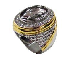 Diraff Ring Emban Cincin Perak Hongkong Kadar 925 150635 - Silver