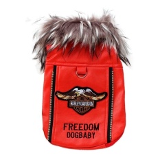 DJ Fashion Letter Jaket Style PET Rompi Anjing Coatfreeshippingdogsclothes (Luar Negeri)-Intl