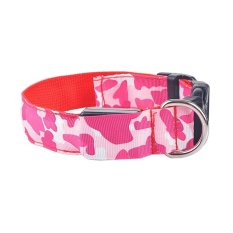 Dog Collar Unik LED Rechargeable Kamuflase Kerah Hewan Peliharaan Bandung Photo: “(Merah) S-Intl