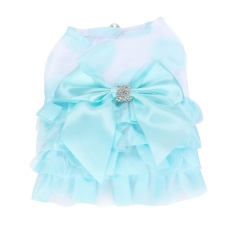 Dogbaby Anak Anjing Yang Menggemaskan Rok Baju untuk Kecil Medium Hewan Peliharaan BU/XL-Intl