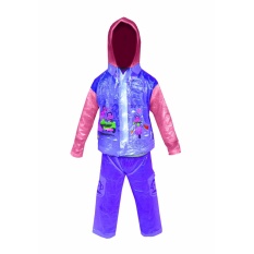 Dolphin Kid Jas Hujan Anak Anak Setelan Baju Celana Tipe 940 - Biru