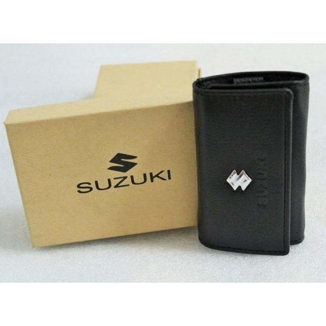 Dompet STNK - gantungan kunci mobil/motor SUZUKI (100% kulit asli)  