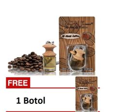 D'One Parfum Mobil / Pengharum Ruangan / Aksesoris Mobil / Parfum Gantung Unik Aroma Coffee / Kopi + Get 1 Free