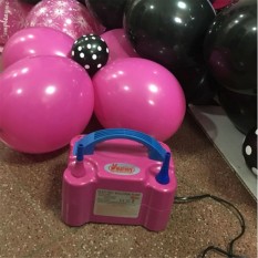 Double Hole AC Inflatable Ball Pump Electric Air Balloon Pump Globe To Inflate with Portable Fan Air Compressor Pump