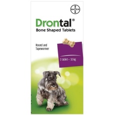 Drontal Dog - Obat Cacing untuk Anjing per Tablet