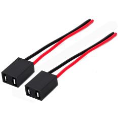Dsstyles 2 Pcs H7 LED Bohlam Ringan Wanita Soket Legrand Indonesia Adaptor Diperpanjang Kabel Konektor To Lampu Depan
