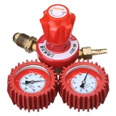Ganda Gauge Argon Regulator Las Acetylene Cylinder Tekanan Peredam 5/8 Inci Obor Memotong-Internasional