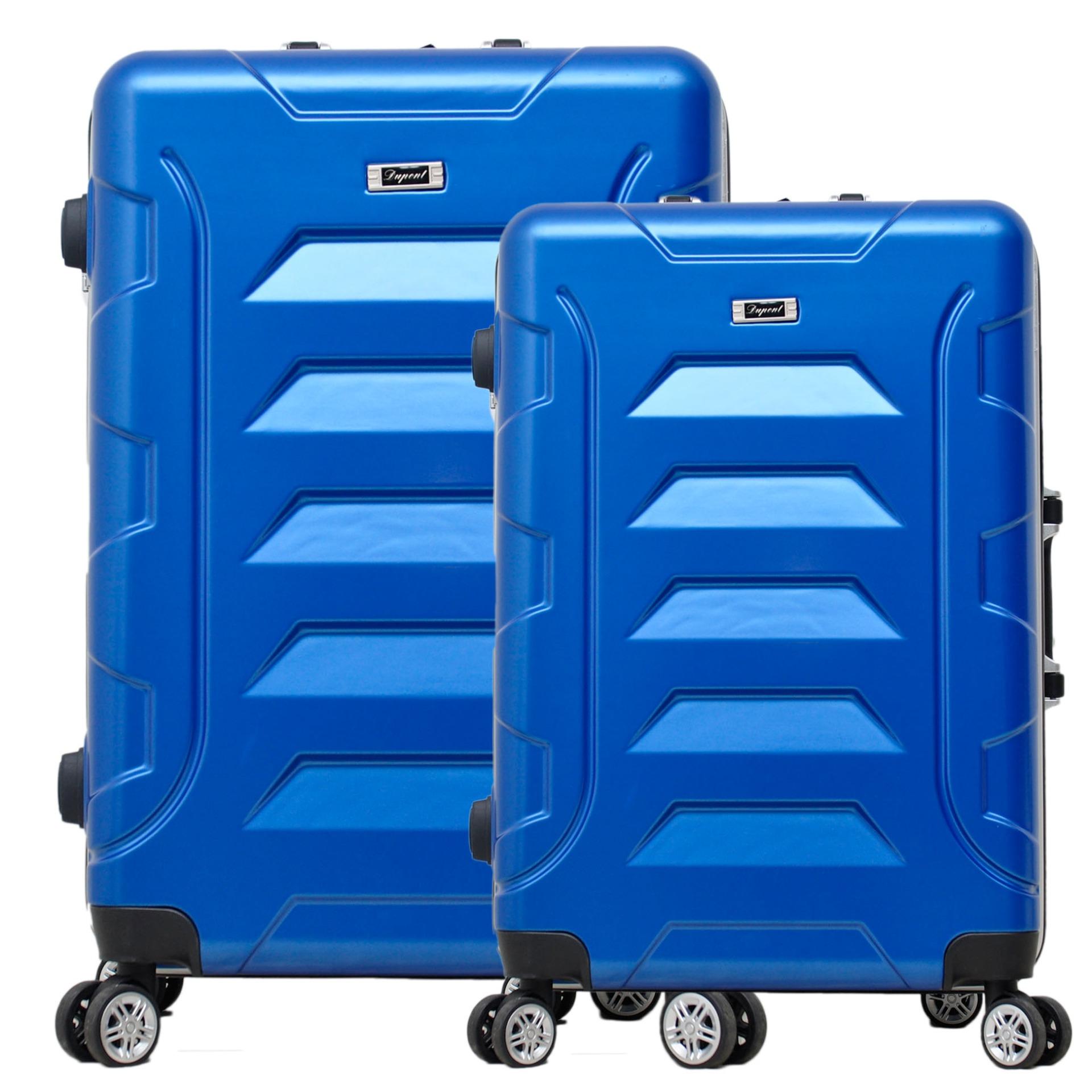Dupont Koper Hardcase NO ZIPPER SET size 20 inch + 24 inch - 8771 - Biru