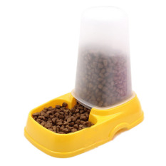 Tahan Lama Indah Plastik Pet Dog Cat Air Otomatis Dispenser Makanan Bowl Feeder