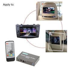Dvb-t HD/SD Berbagai Channel Seluler Mobil Kotak Televisi Digital Mini Tvanalog Tuner Tinggi Kecepatan 240 Km/h Sinyal Kuat penerima untuk Carmonitor-Internasional