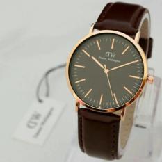 DW Jam Tangan kulit - Terbaru 2018 - Pria - Daniel-wellington