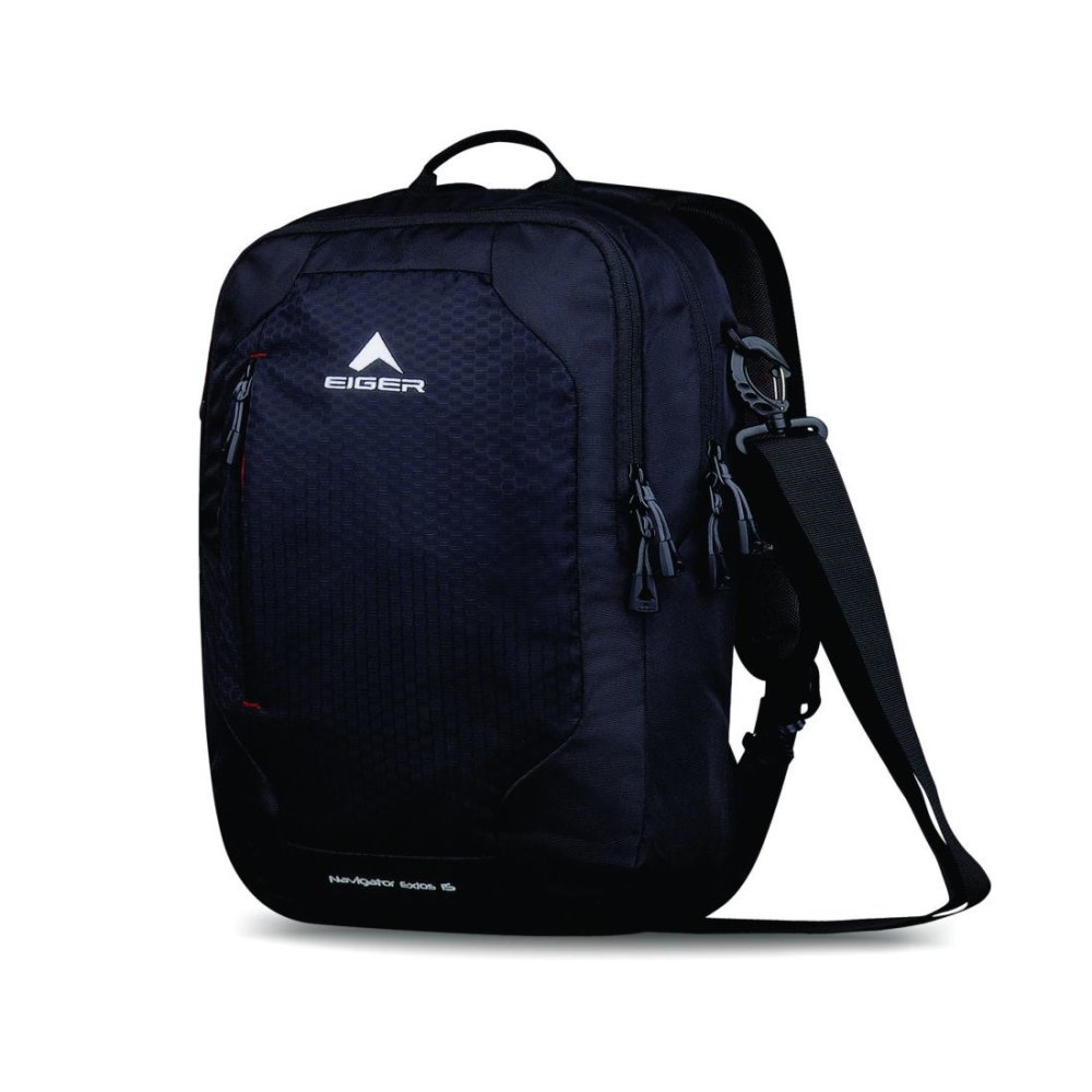 Eiger Tas Laptop Trilogic Pria Navigator Light - Hitam