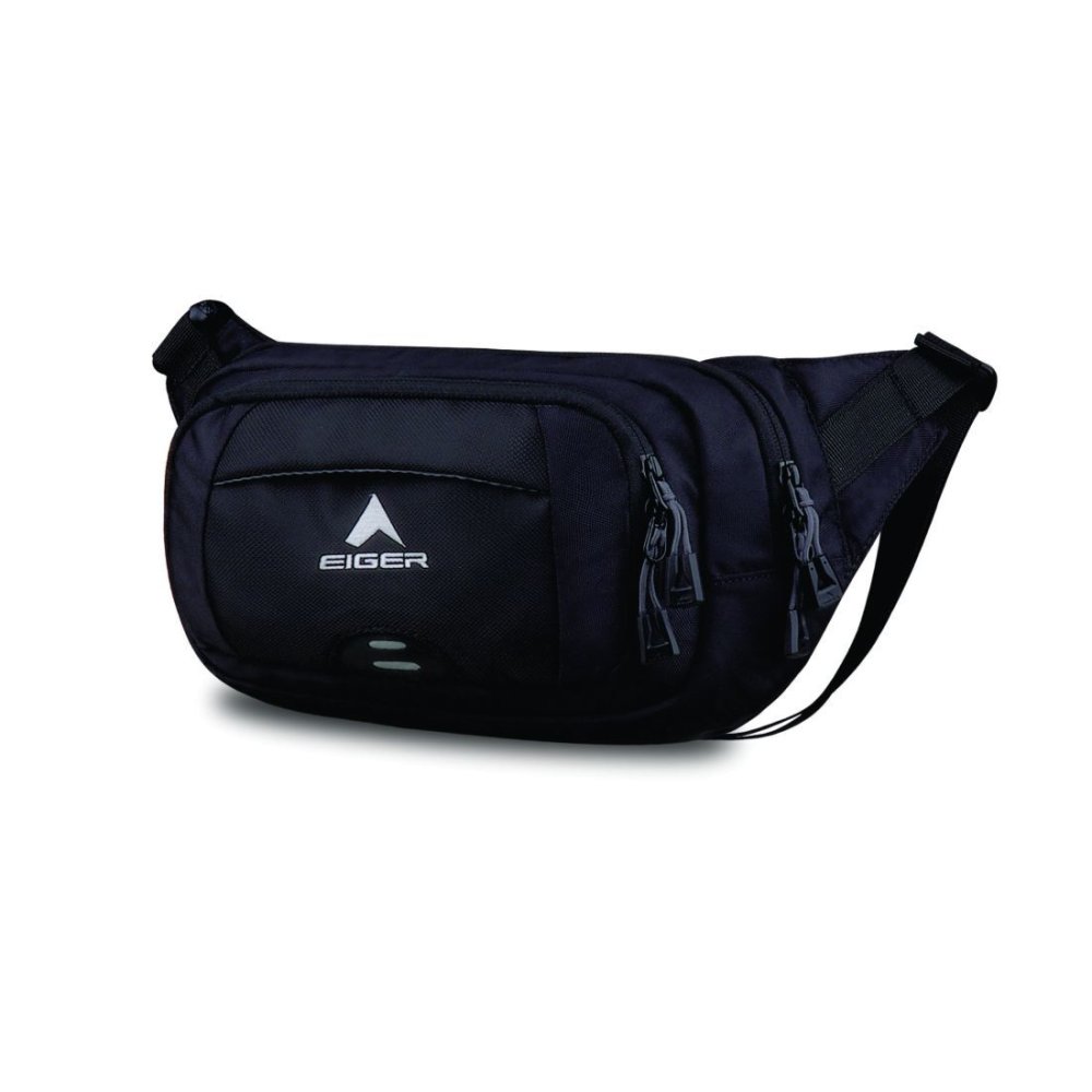 Eiger Tas Pinggang Pria Wall Run - Hitam