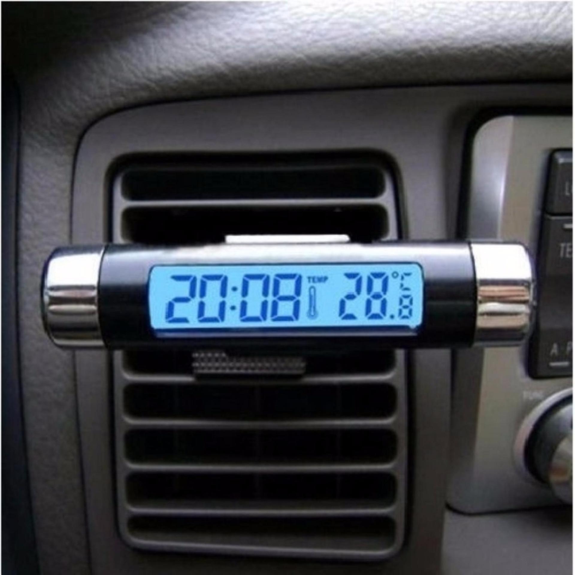 Eigia Thermometer Digital Backlight Car Termometer Mobil s2007 - Hitam