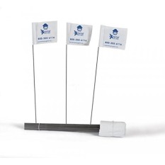 Electric Dog Fence Boundary Flags for Visual Aid During Underground Dog Fence Training - 100 Flags by eXtreme Dog Fence - intl