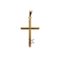 Elfs Shop - Aksesoris Liontin Kalung Salib Polos LGZ73E Emas