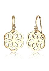 Elli Germany 925 Sterling Silver Anting Lapis Emas 24K Emas