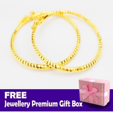 Emas Sadur Korea 24 K Emas Korea Berkualitas Tinggi Berlapis PremiumBracelet Baby Bangle (BB007) -Rantai Tangan Baby-Intl Hanyu