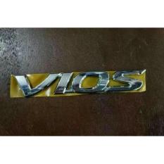 emblem original tulisan VIOS chroom
