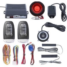 Engine Push Start Button Keyless Entry Start Stop Immobilizer Car Alarm System - intl