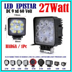 Epistar Lampu sorot LED offroad Square 27W LED Work Light Spot Light- untuk mobil - truck
