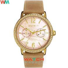 Esprit Woman ES108092006 - Strap Kulit - Coklat Muda - Rosegold