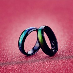 Eropa Vintage Kreatif Emosi Mood Ring Warna Mengubah Kepribadian Ring untuk Pria Wanita Pasangan Pecinta Hadiah Pesta-Internasional