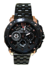 Expedition 6402 - Jam Tangan Pria - Rosegold-Black - Stainless Steel