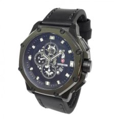 Expedition 6686MCLEPBA Black Jam Tangan Pria
