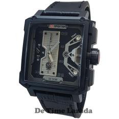 Expedition E6695MB Jam Tangan Pria Strap Leather Hitam