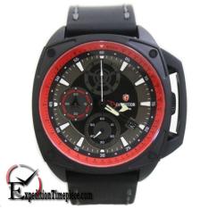Expedition Jam Tangan Pria E-6646-LEATHER - Original (Black)
