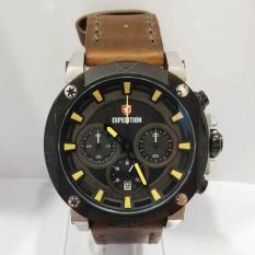 EXPEDITION ORIGINAL PRIA E-6606 SILVER HITAM COKLAT