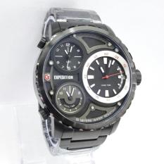 Expedition Triple Time - BL6066A - Jam Tangan Pria - Stainlesstell Strap
