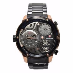 Expedition Triple Time - Jam Tangan Pria - Rosegold - Stainless Steel - 6742MTTBBRBA