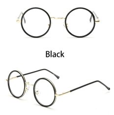Kacamata Mata Pria Wanita Desainer Merek Harry Potter Cosplay Membaca Optik Nerd Kacamata Kacamata Wanita-hitam-Intl