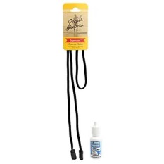 Eyeglass Retainer & Sunglass Penahan Oleh Peeper Keeper Supercord, Hitam, 1pk W/Lensa Cuci-Internasional