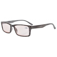 Eyekepper Perlindungan UV, Anti Glare/Biru Sinar, Tahan Gores Lensa Kacamata Membaca Komputer Pembaca Pria Wanita Abu-abu 1.75-Intl