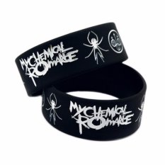 Fancyqube MY CHEMICAL ROMANCE Rubber Bracelet Wristband May Death Never Stop You Black - intl