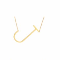 Fancyqube Baru Trendy Big 26 Letter Pendant Kalung Inisial Kalung 24 K Ilegal Emas Liontin Choker Kalung Wanita Perhiasan H10 -Intl