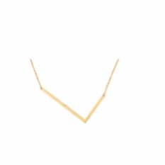 Fancyqube Baru Trendy Big 26 Letter Pendant Kalung Inisial Kalung 24 K Ilegal Emas Liontin Choker Kalung Wanita Perhiasan H12 -Intl